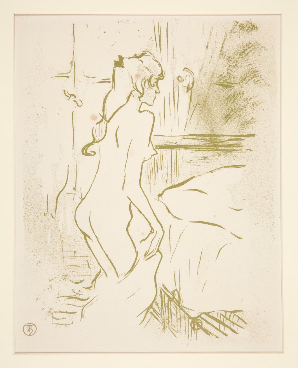 Etude de femme (Bir Kadının Çalışması) by Henri de Toulouse Lautrec