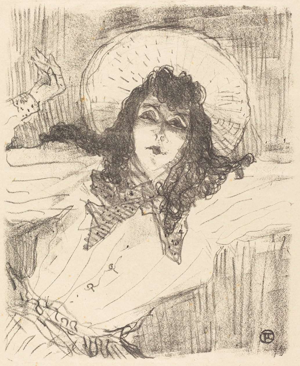 eva lavalliere by Henri de Toulouse Lautrec
