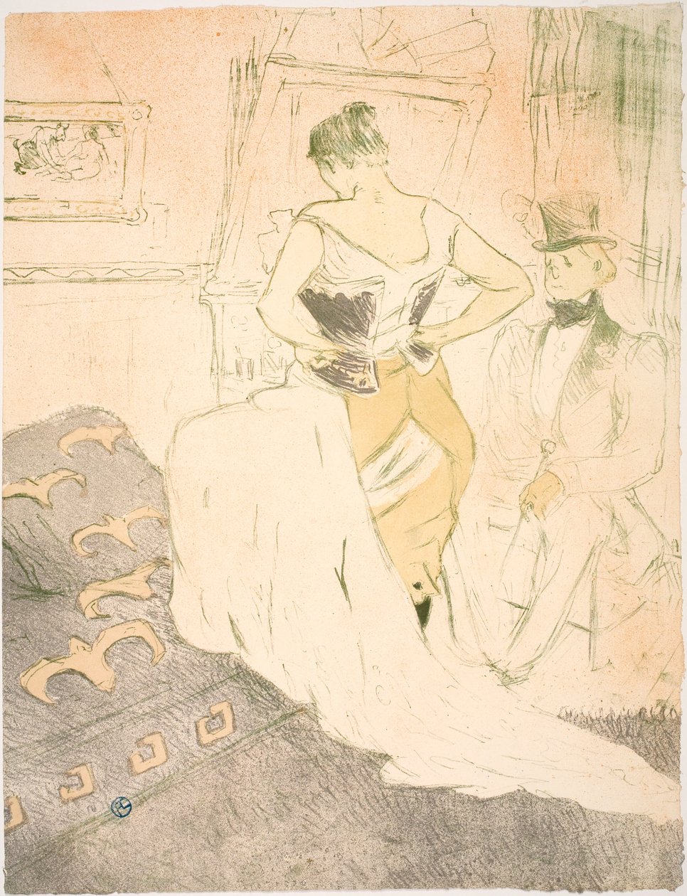 Korseli Kadın, Passage Conquest by Henri de Toulouse Lautrec
