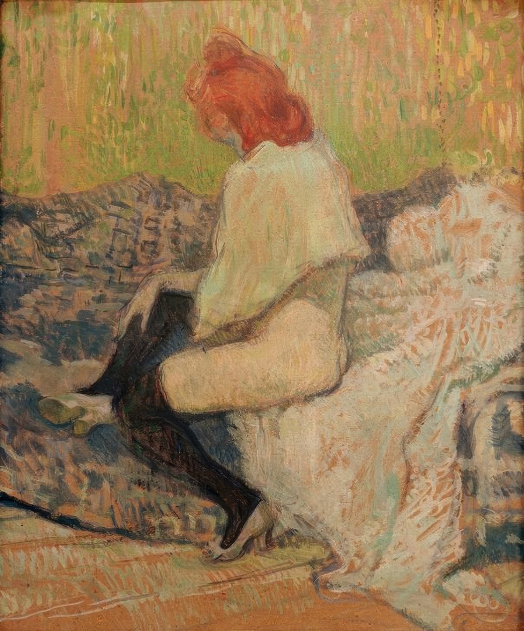 Kızıl saçlı kadın, Justine Dieuhl by Henri de Toulouse Lautrec