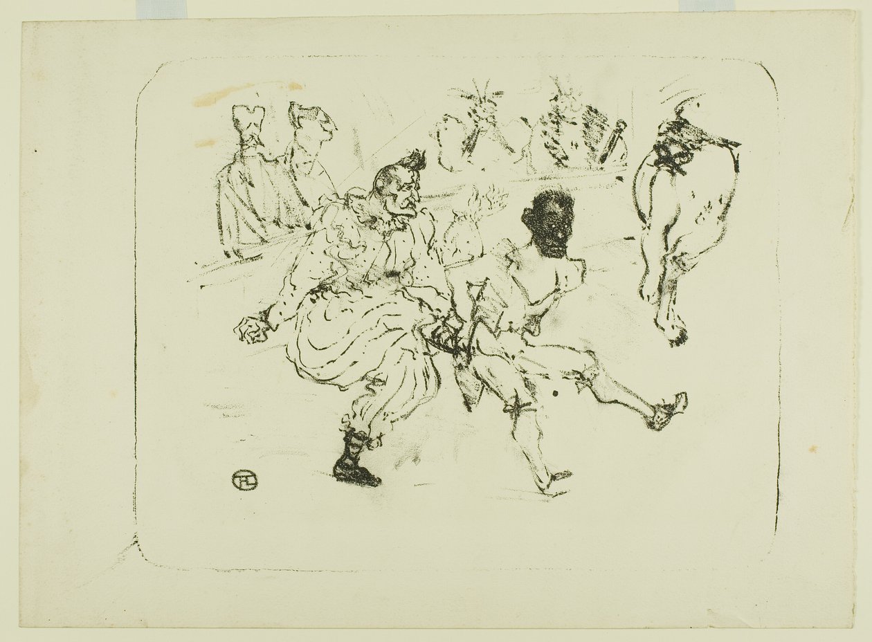 Footit ve Çikolata by Henri de Toulouse Lautrec