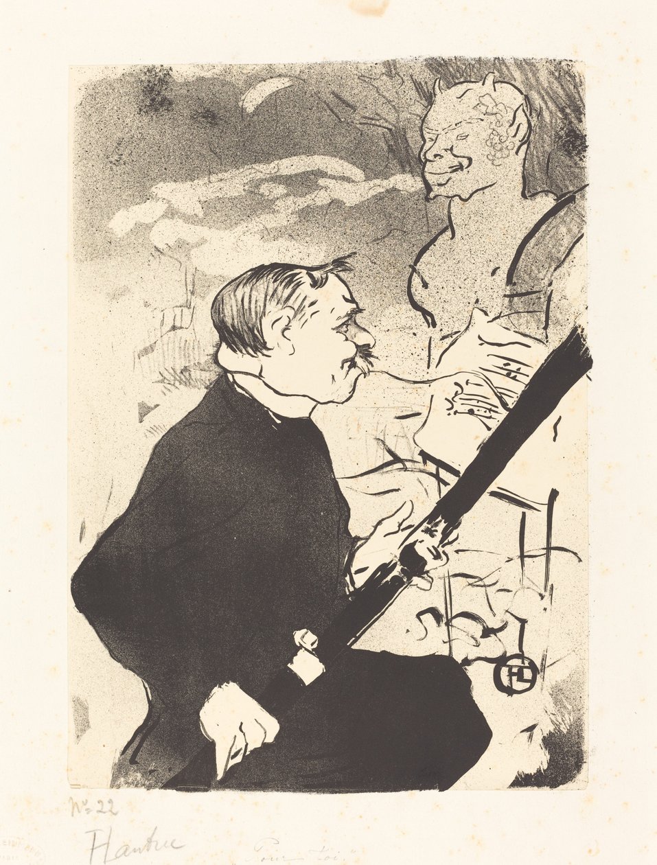 Sizin İçin (Dökün!...) by Henri de Toulouse Lautrec