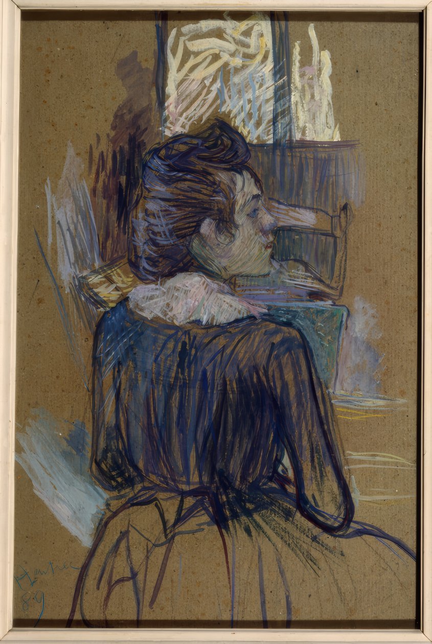 Penceredeki kadın by Henri de Toulouse Lautrec