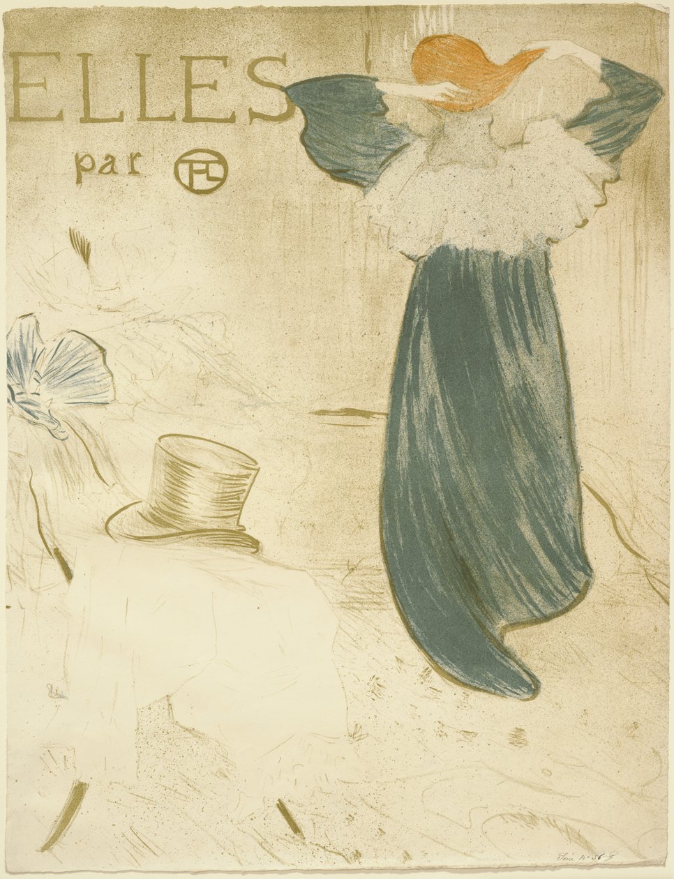 cephe parçası by Henri de Toulouse Lautrec