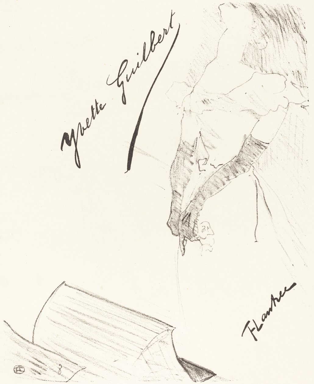 Ön yazı, 1898. by Henri de Toulouse Lautrec