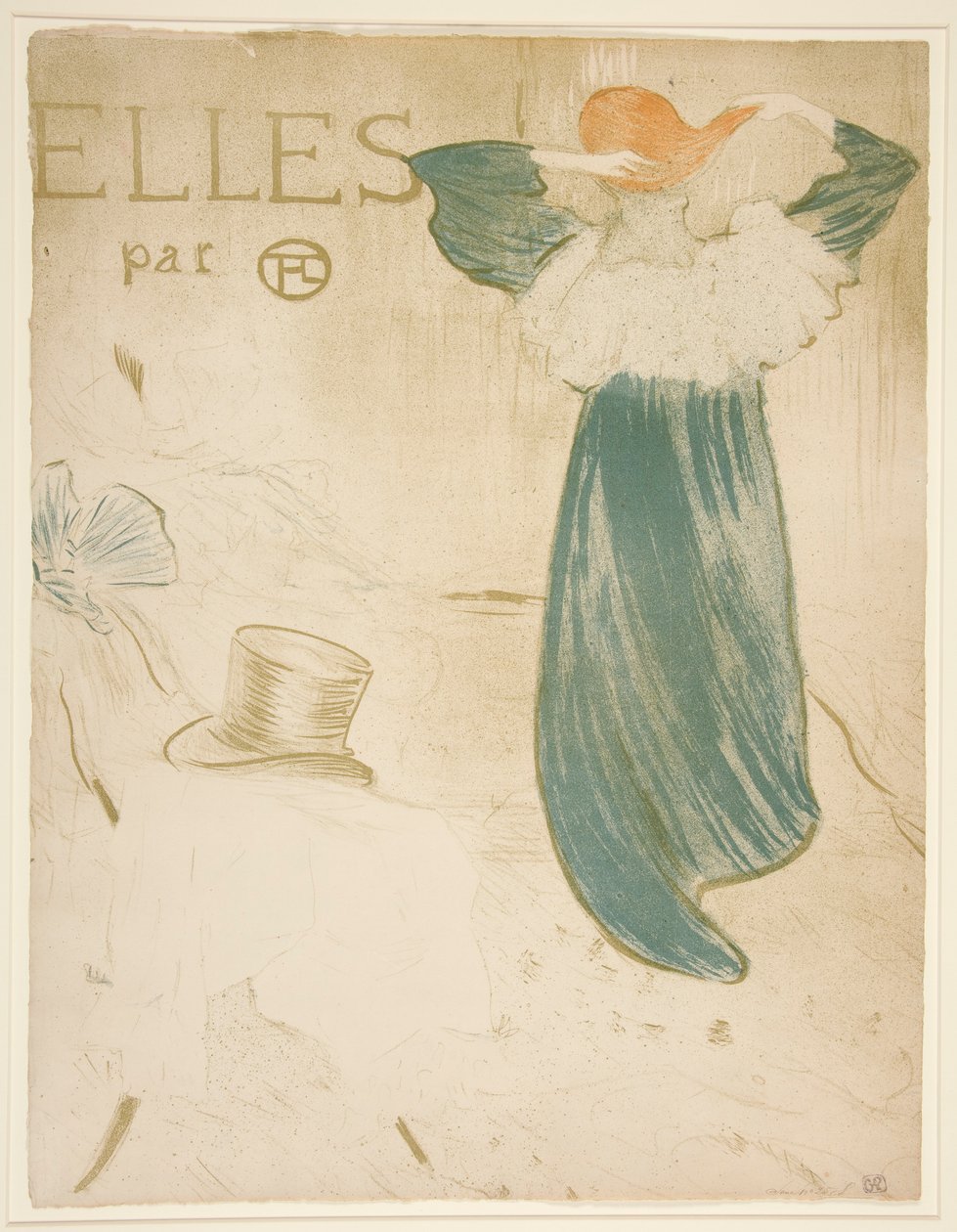 Elles için kapak by Henri de Toulouse Lautrec
