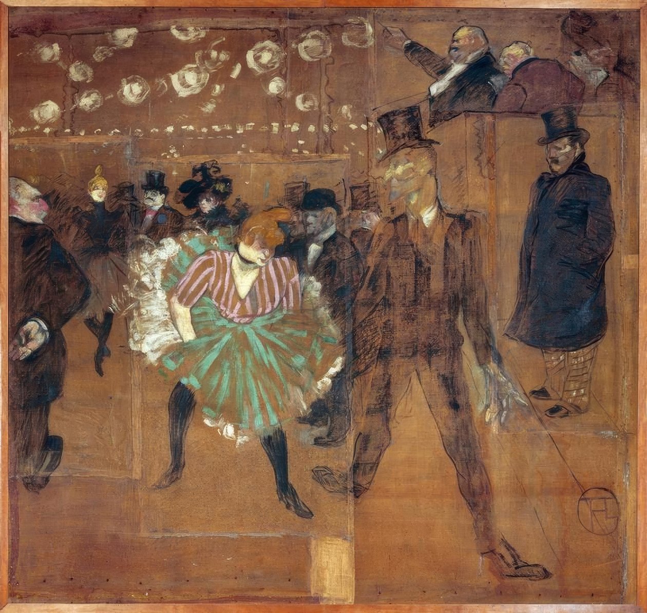 H. Toulouse-Lautrec, Tanz im Moulin Rouge by Henri de Toulouse Lautrec