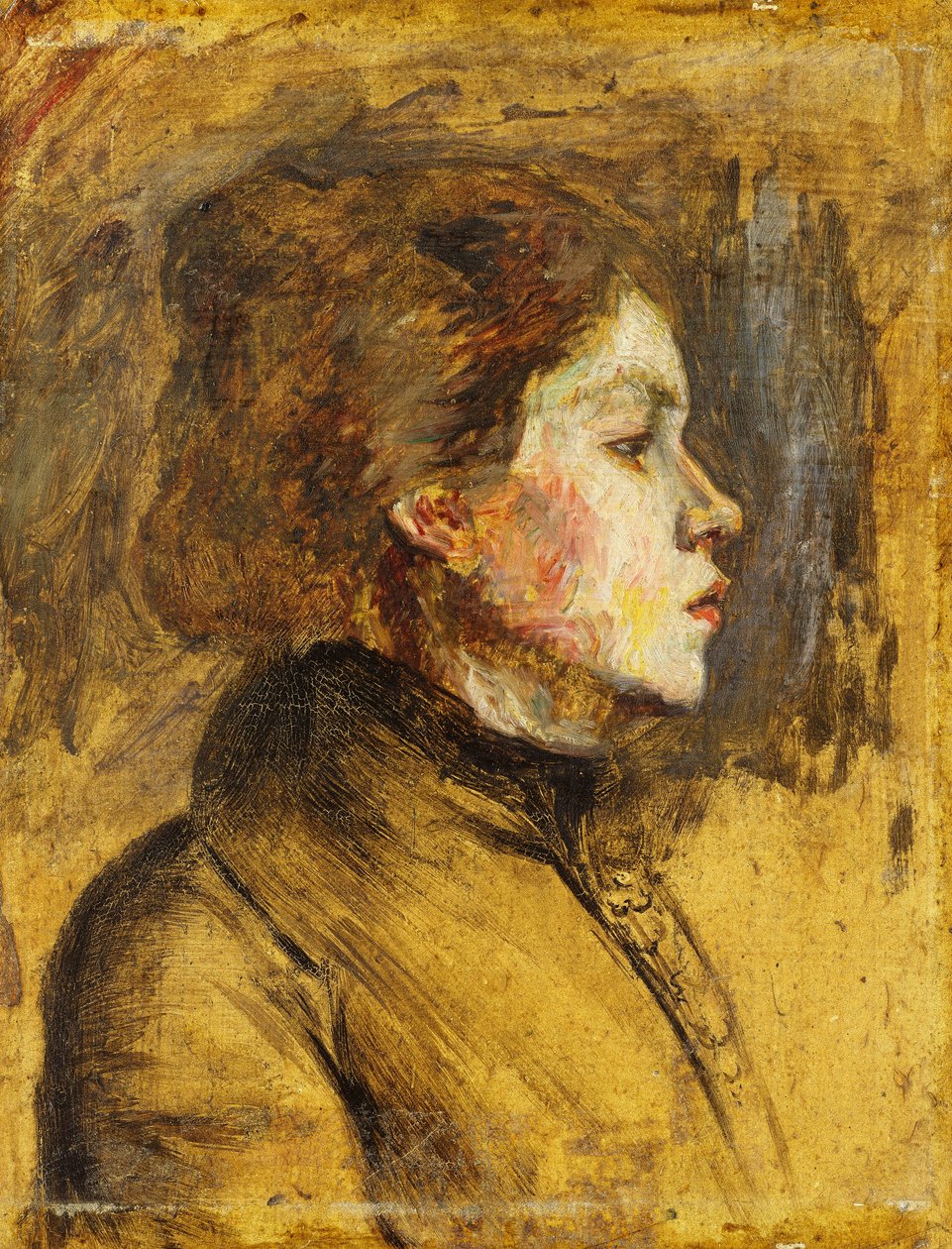 Bir Kadının Başı, 1899 by Henri de Toulouse Lautrec