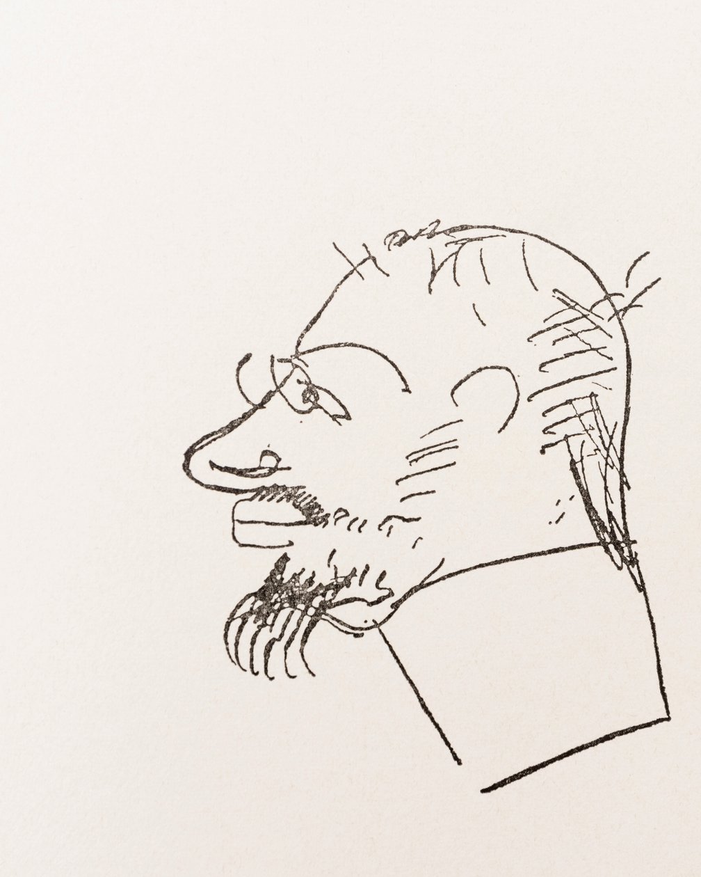 Henri Toulouse-Lautrec. Kendi portresi. by Henri de Toulouse Lautrec