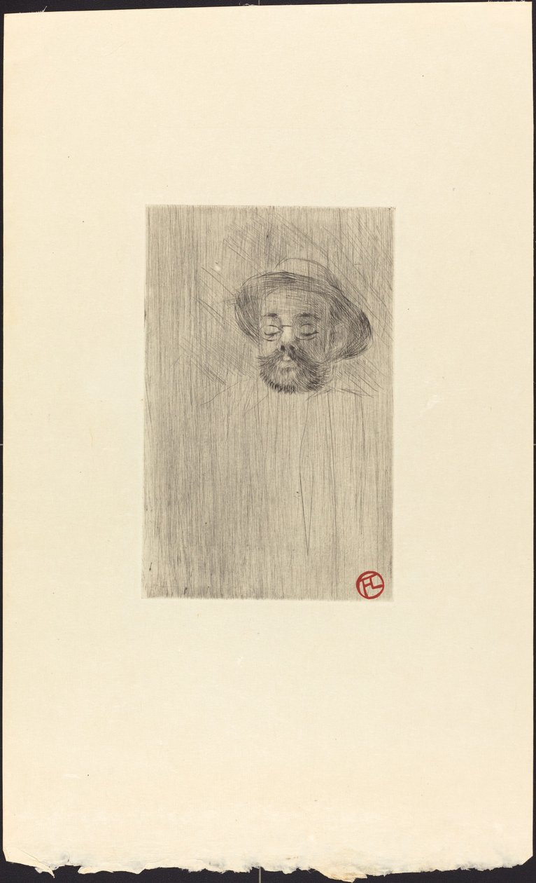 Henry Somm, 1898. by Henri de Toulouse Lautrec