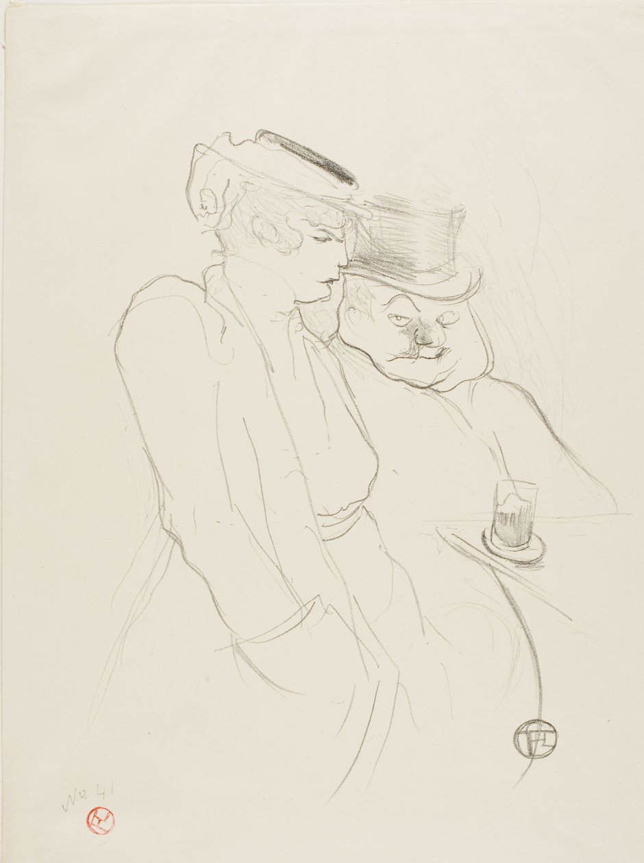 Kırklarında by Henri de Toulouse Lautrec