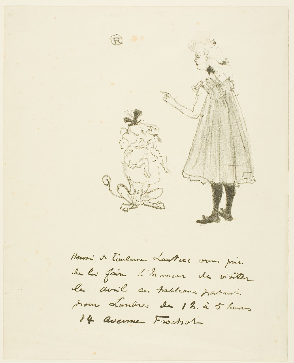 Bir Sergiye Davet by Henri de Toulouse Lautrec