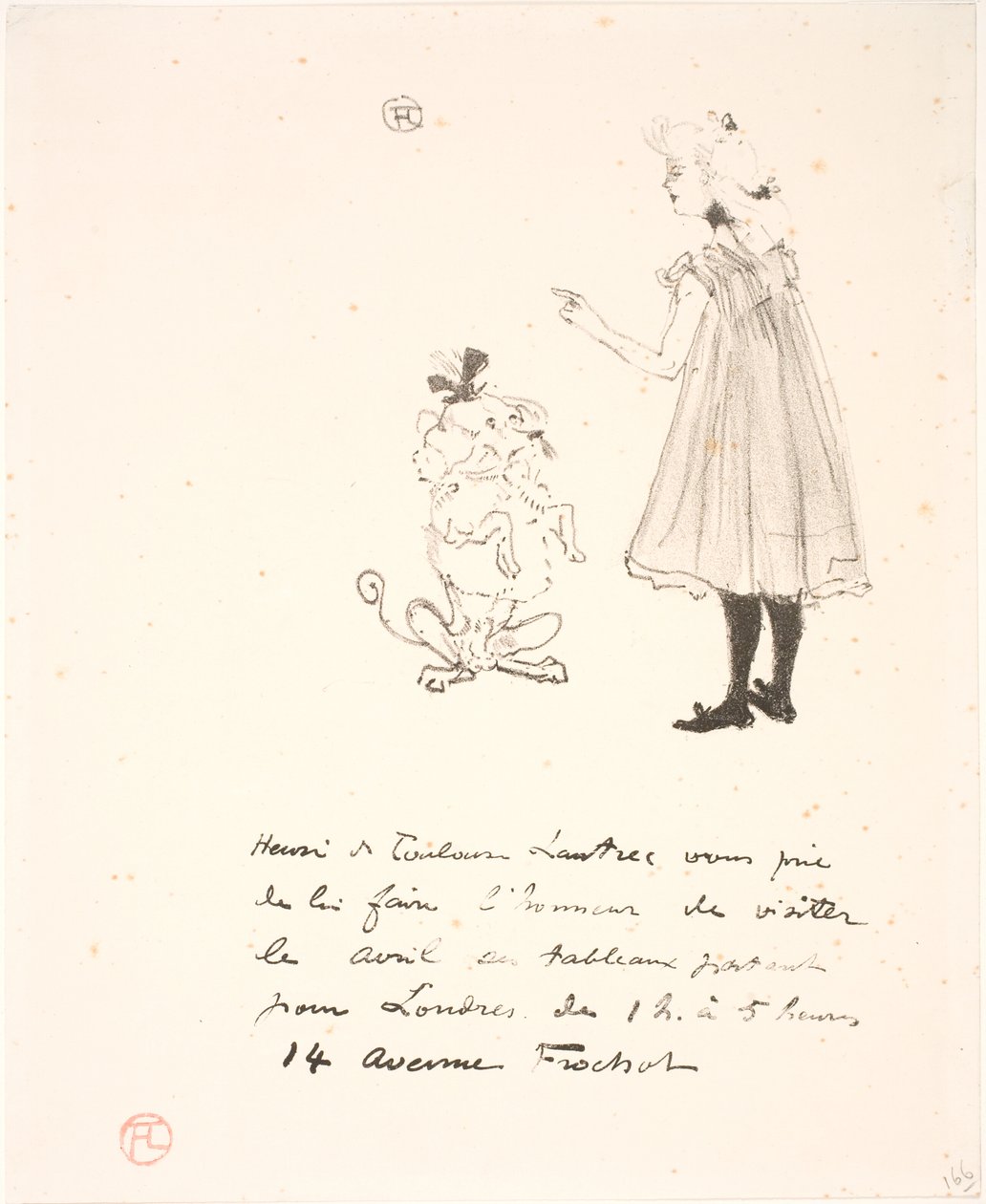 Bir sergiye davet by Henri de Toulouse Lautrec