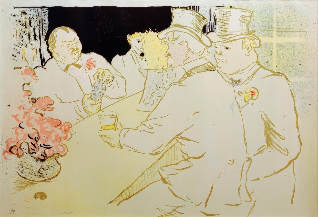 İrlandalı Amerikan Barı, Rue Royale, The Chap Book by Henri de Toulouse Lautrec