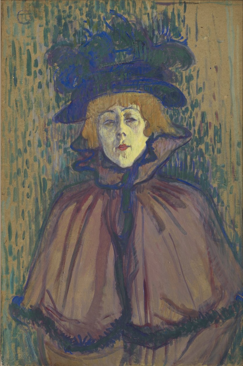 Jane Avril, 1891-92 by Henri de Toulouse Lautrec