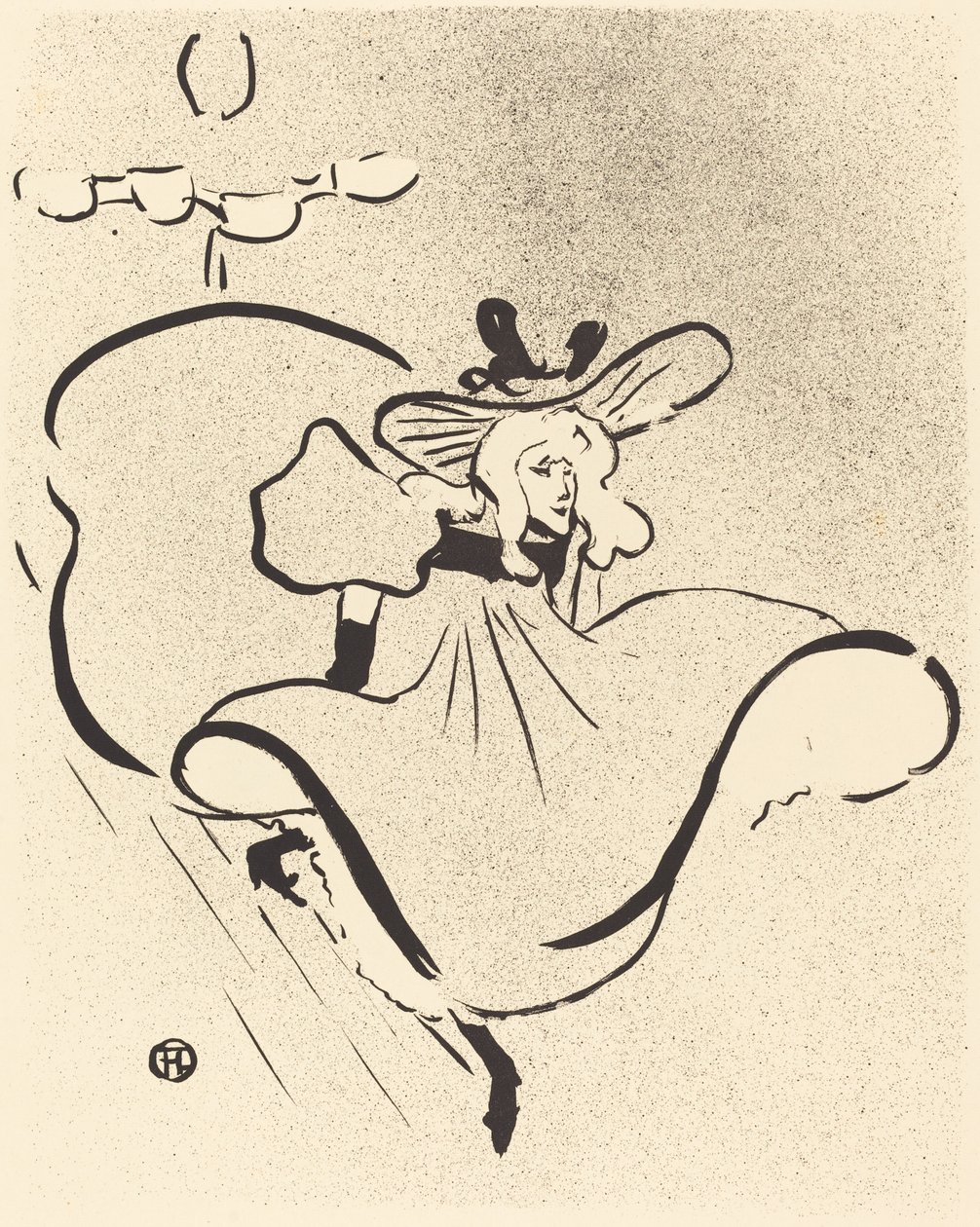 Jane Avril, 1893. by Henri de Toulouse Lautrec