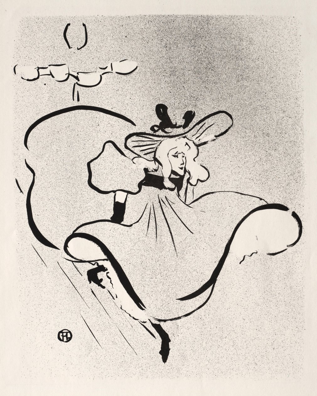 Jane Avril, 1893. by Henri de Toulouse Lautrec