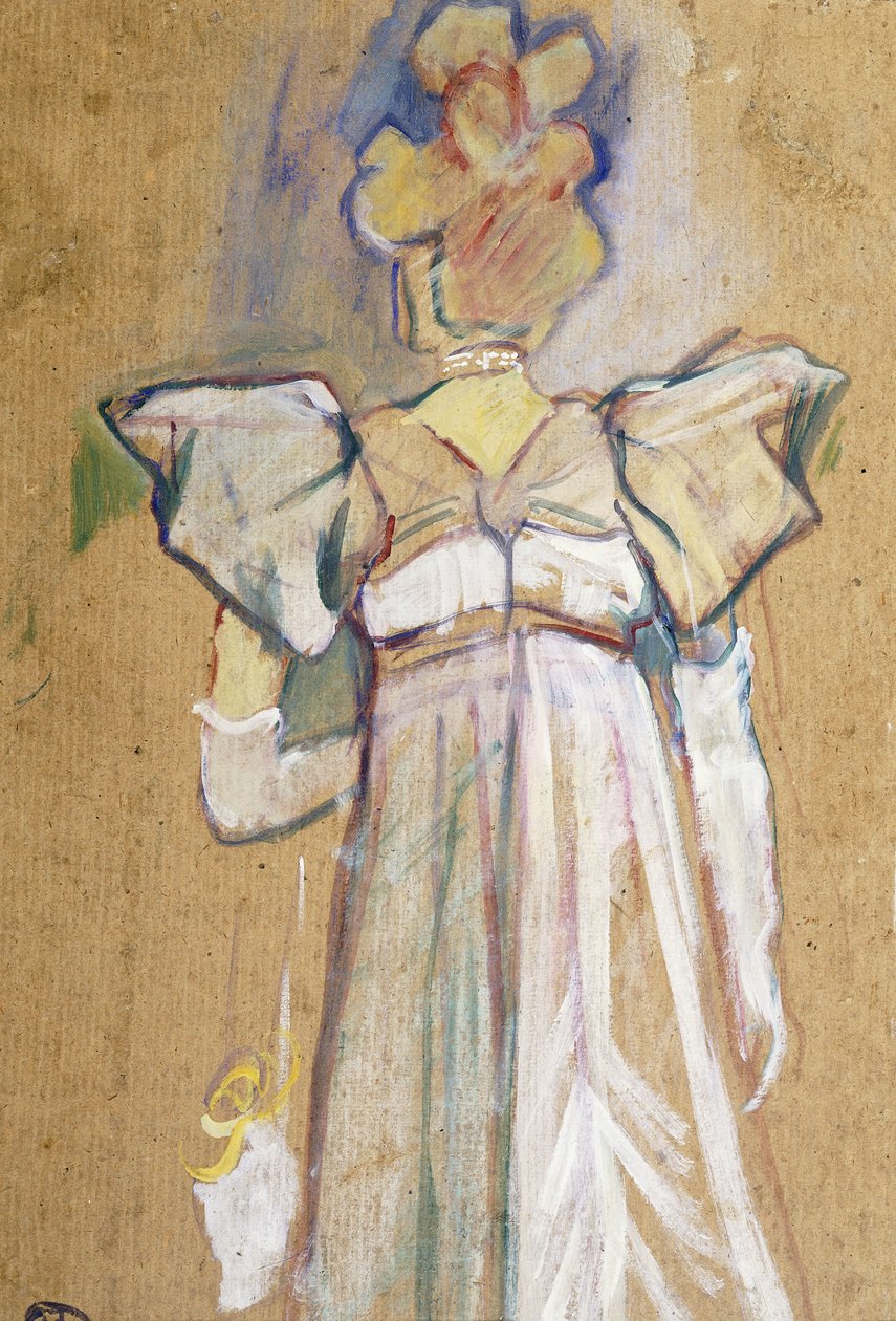 Jane Avril, 1893 by Henri de Toulouse Lautrec