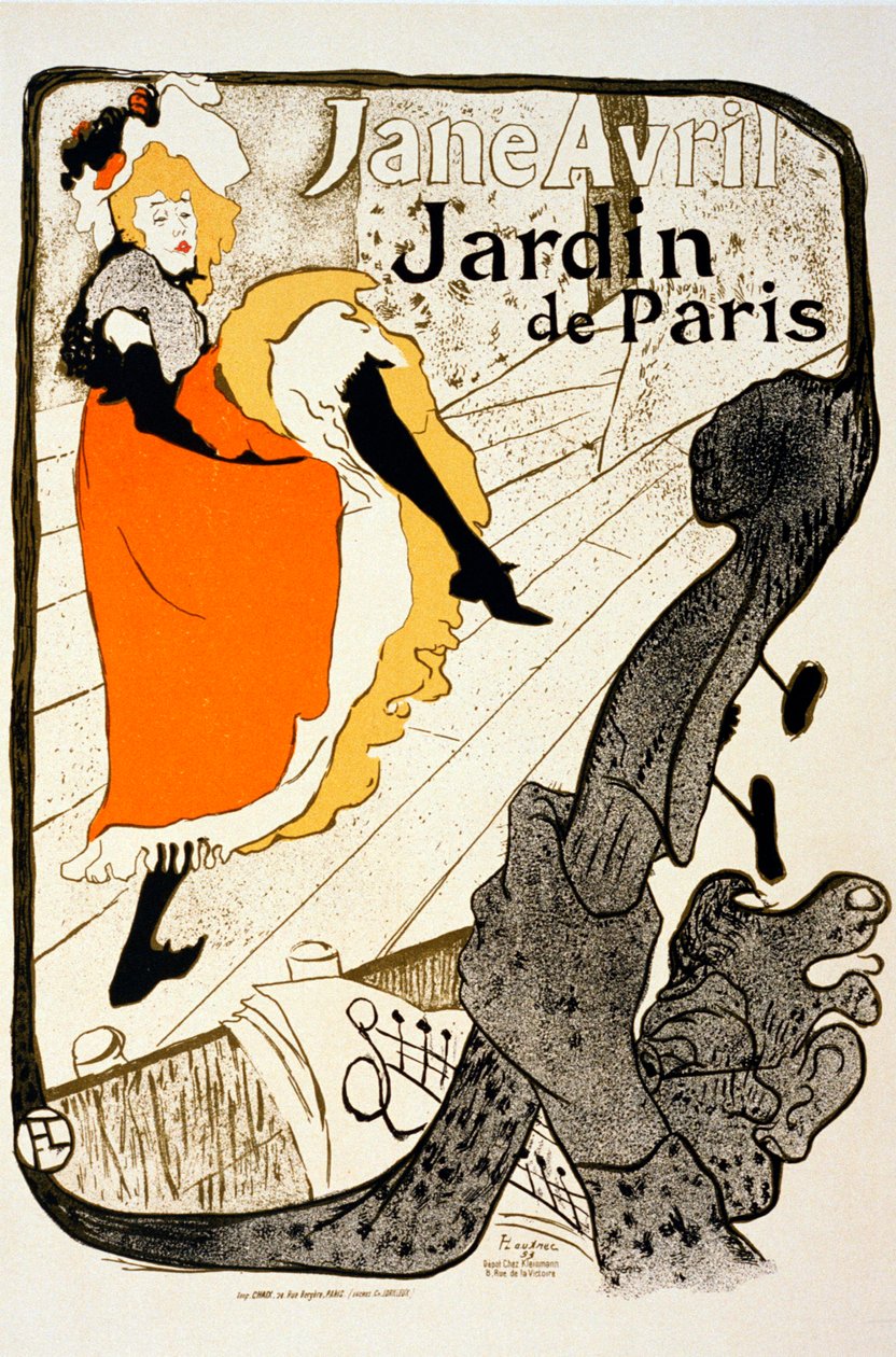 Jane Avril, Paris Bahçesi