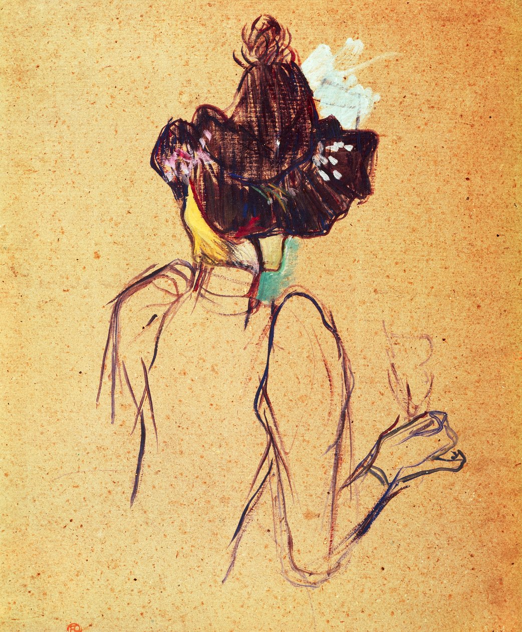 Jane Avril, Henri de Toulouse Lautrec (1864-1901) by Henri de Toulouse Lautrec