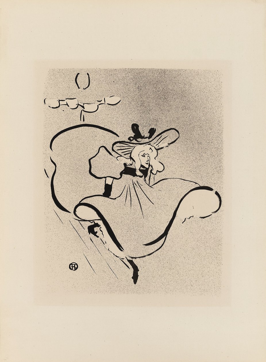 Jane Avril, Le Café-Concert'tan by Henri de Toulouse Lautrec