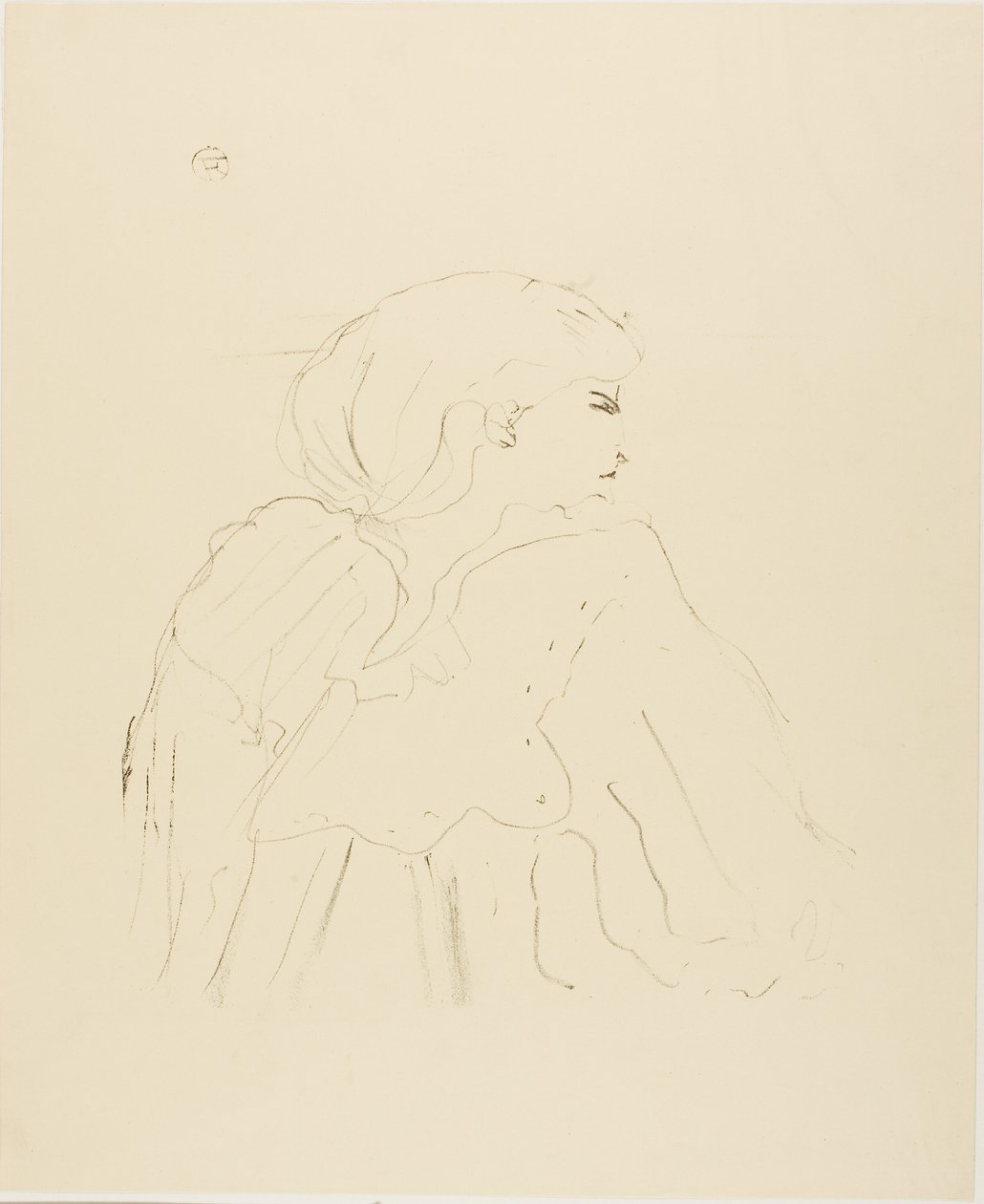 Jane Hading, On Üç Taş Baskıdan by Henri de Toulouse Lautrec