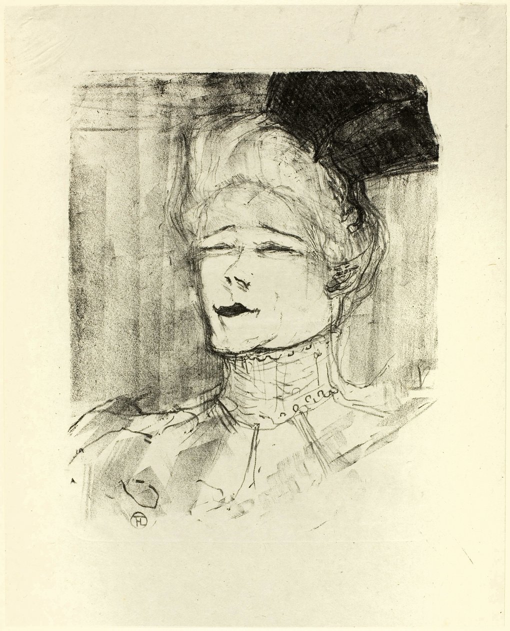 Jeanne Granier, Treize Litografilerinden by Henri de Toulouse Lautrec