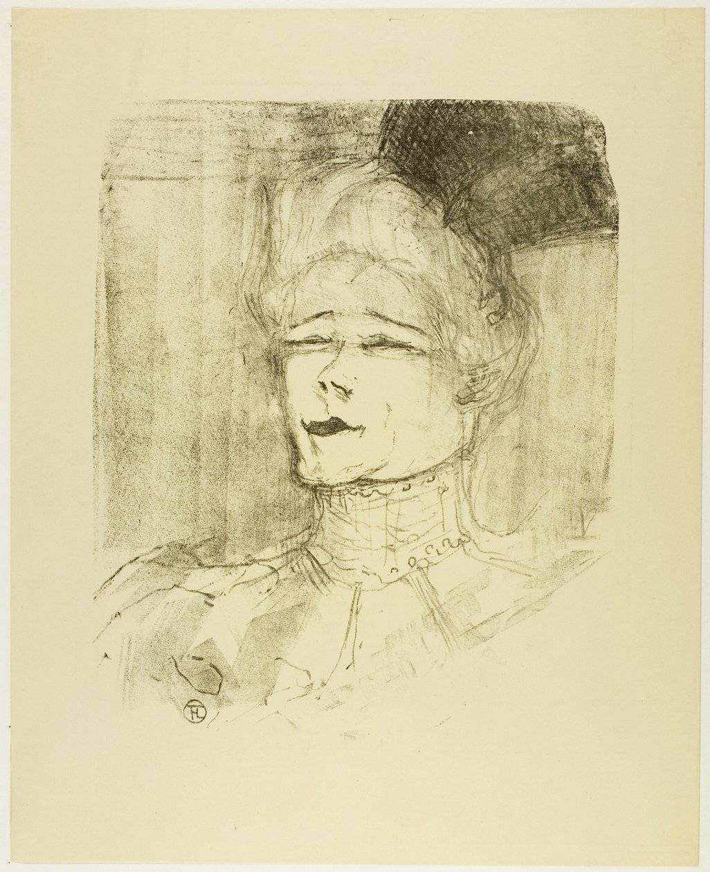Jeanne Granier, Treize Litografilerinden by Henri de Toulouse Lautrec