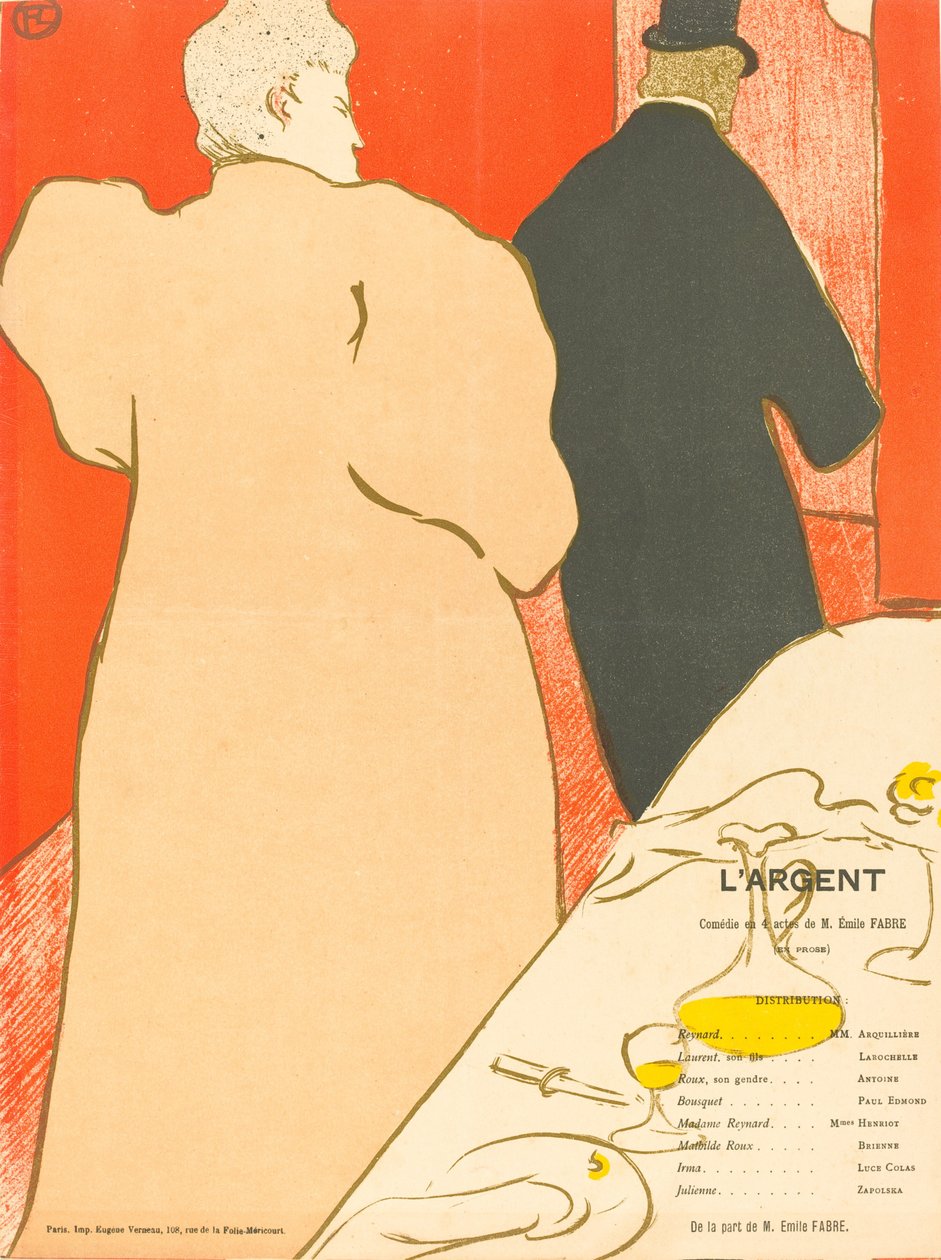 Para, 1895. by Henri de Toulouse Lautrec