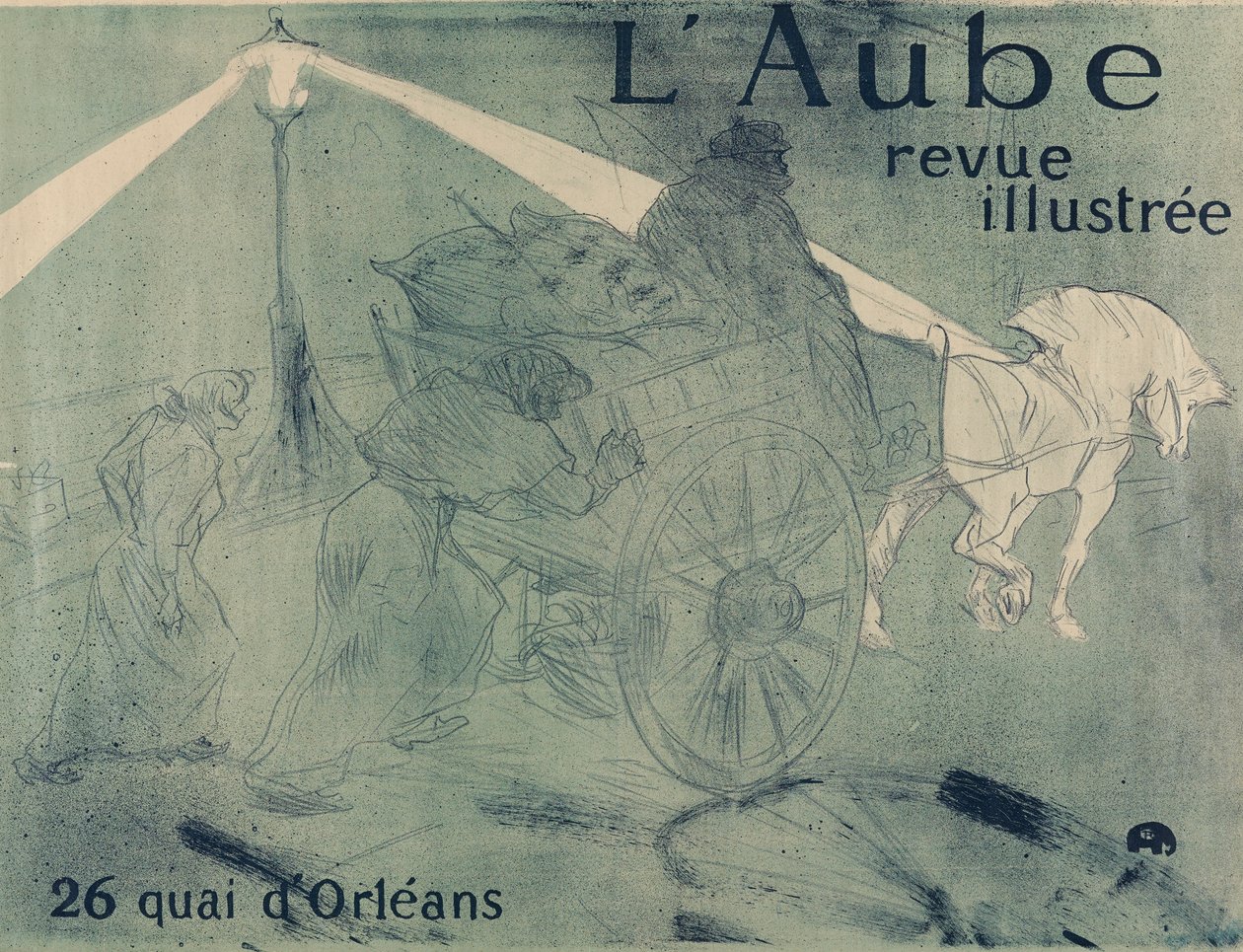 L by Henri de Toulouse Lautrec