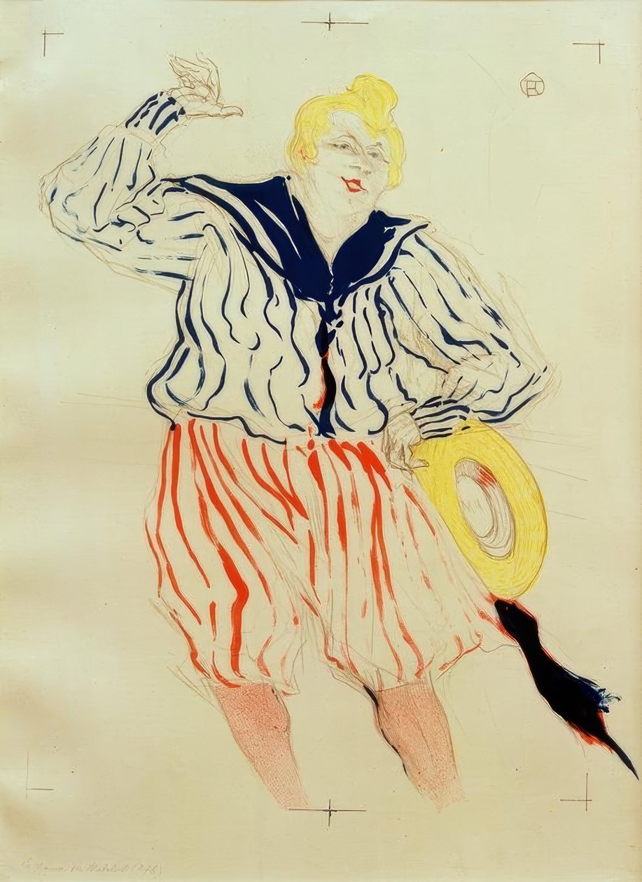 La Chanson du Matelot, Au Star, Le Havre by Henri de Toulouse Lautrec
