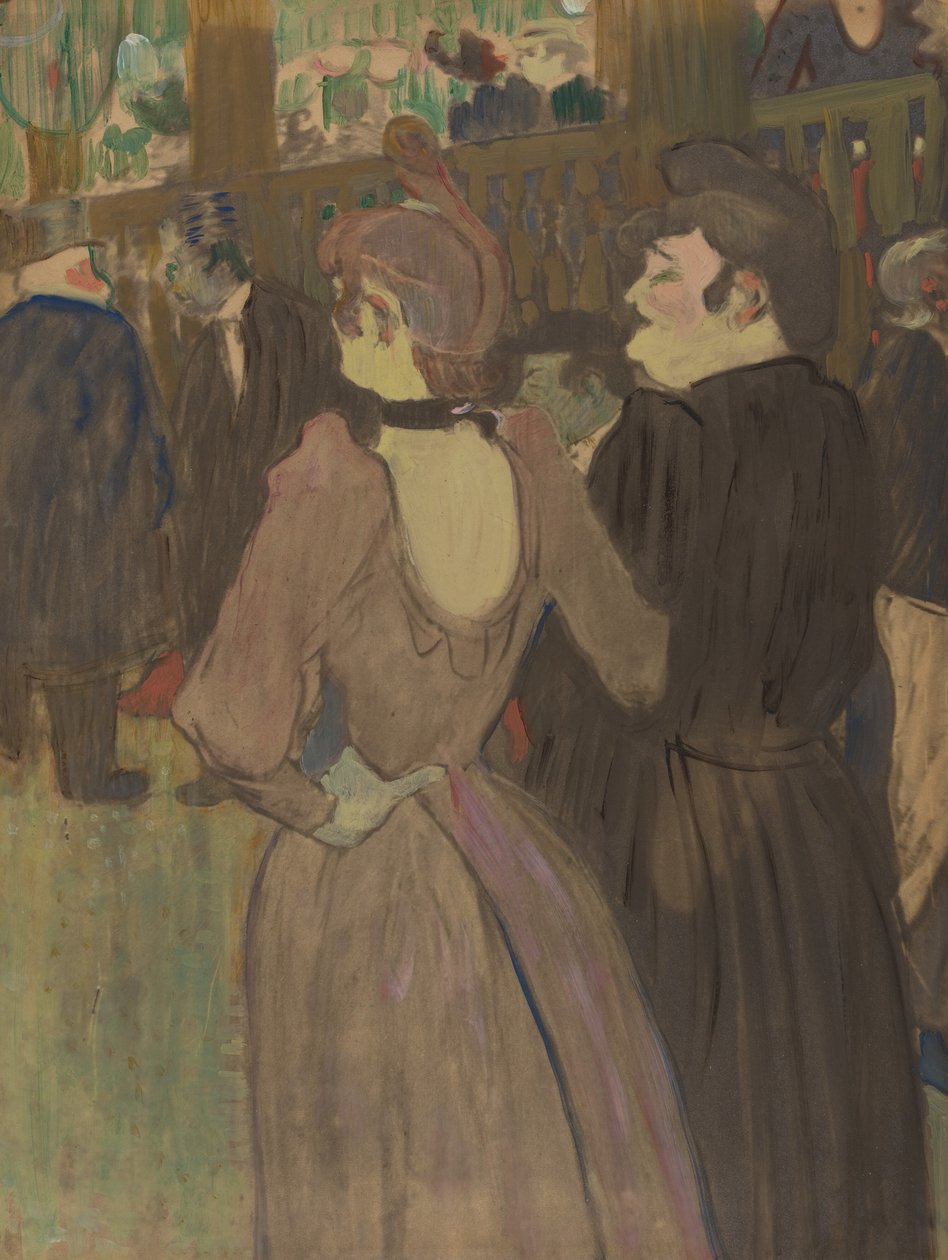 La Goulue ve Kızkardeşi by Henri de Toulouse Lautrec