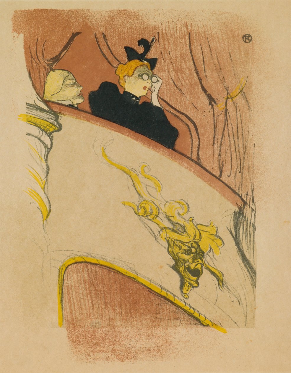 Altın Mascaron Lodge by Henri de Toulouse Lautrec