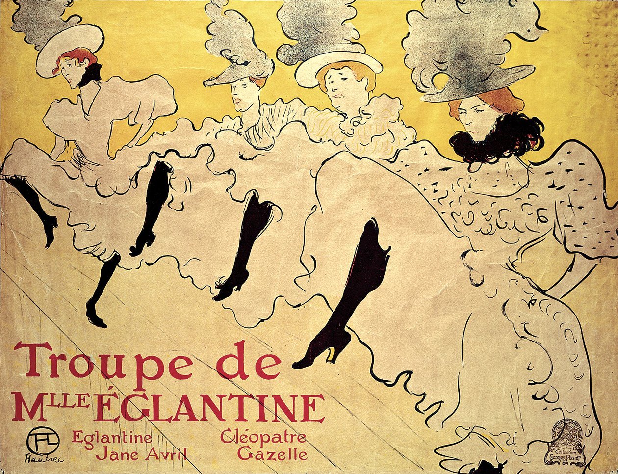 Matmazel Eglantine Topluluğu, 1895., 1895. by Henri de Toulouse Lautrec
