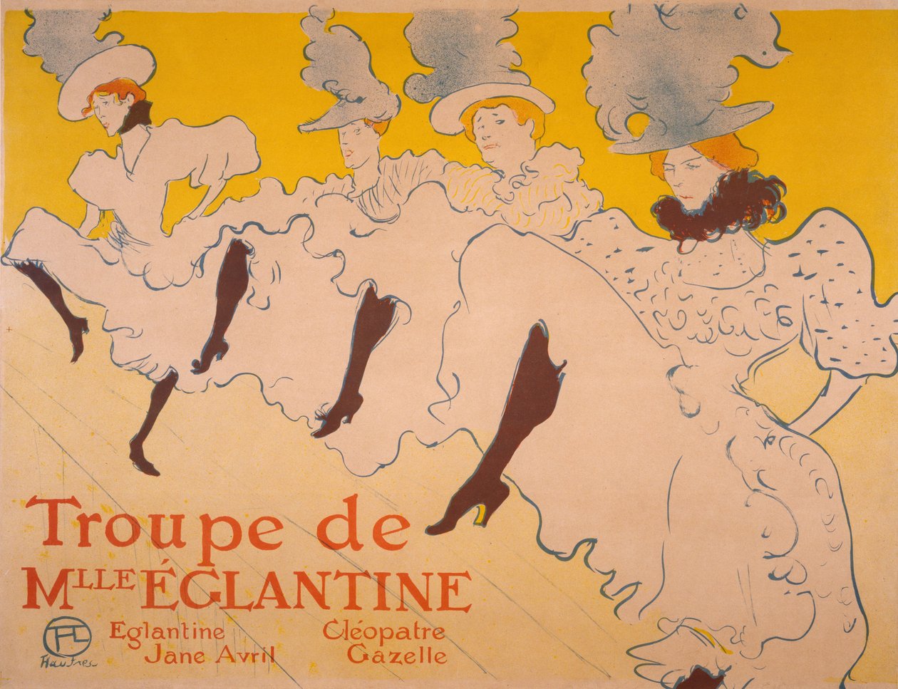 Mlle. Églantine Birliği, 1895-1896 by Henri de Toulouse Lautrec