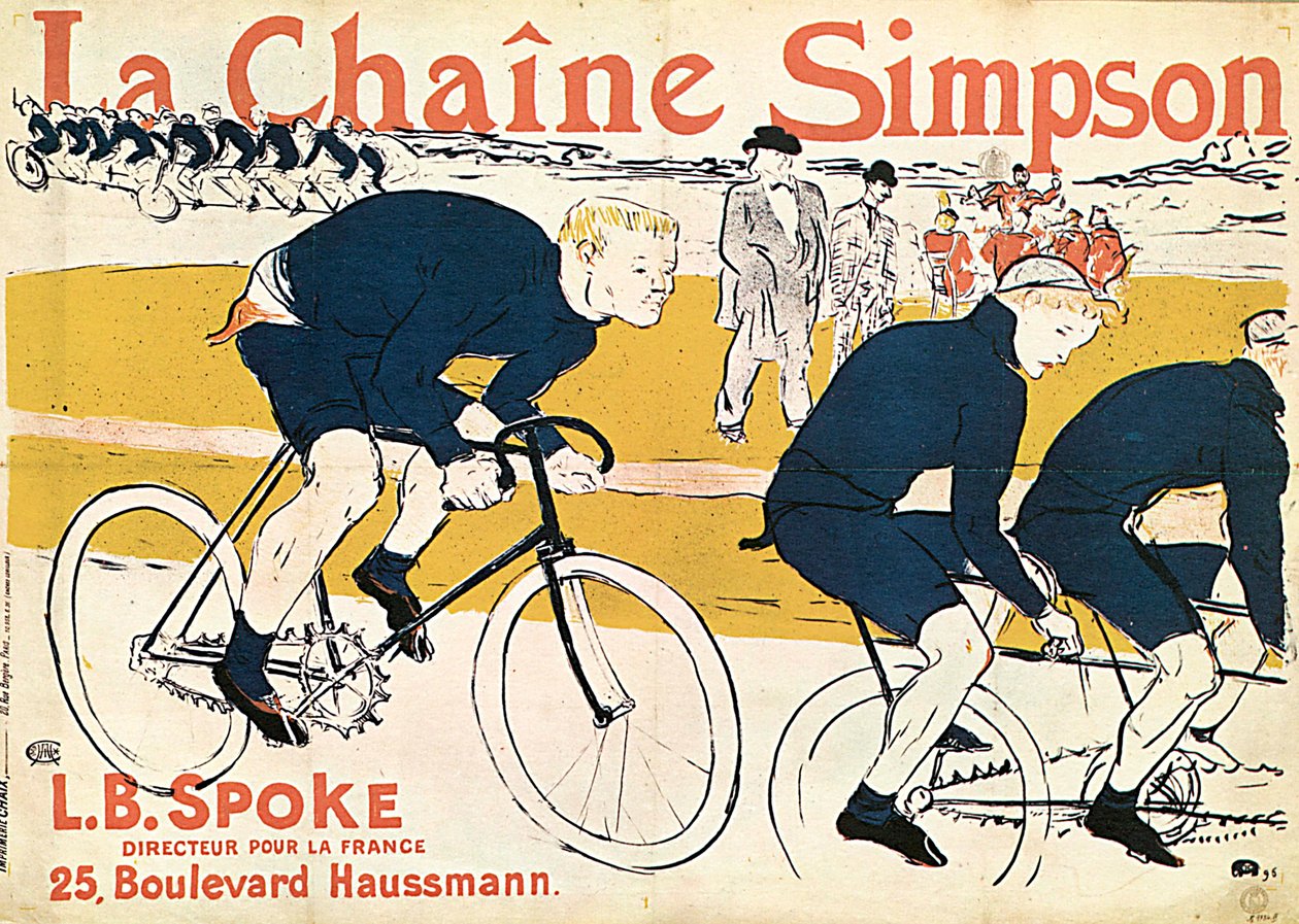 Simson Zinciri, Reklam Afişi, 1896. by Henri de Toulouse Lautrec