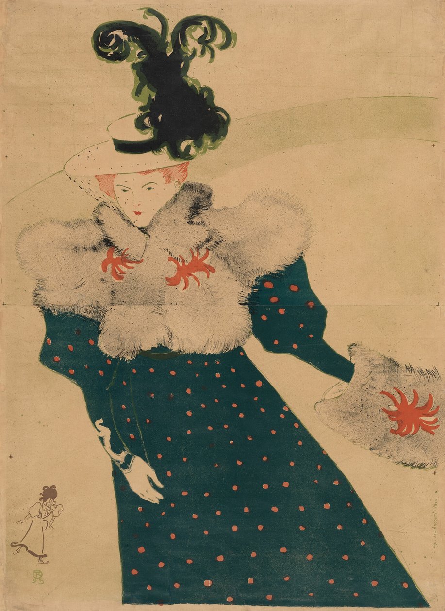 beyaz dergi by Henri de Toulouse Lautrec