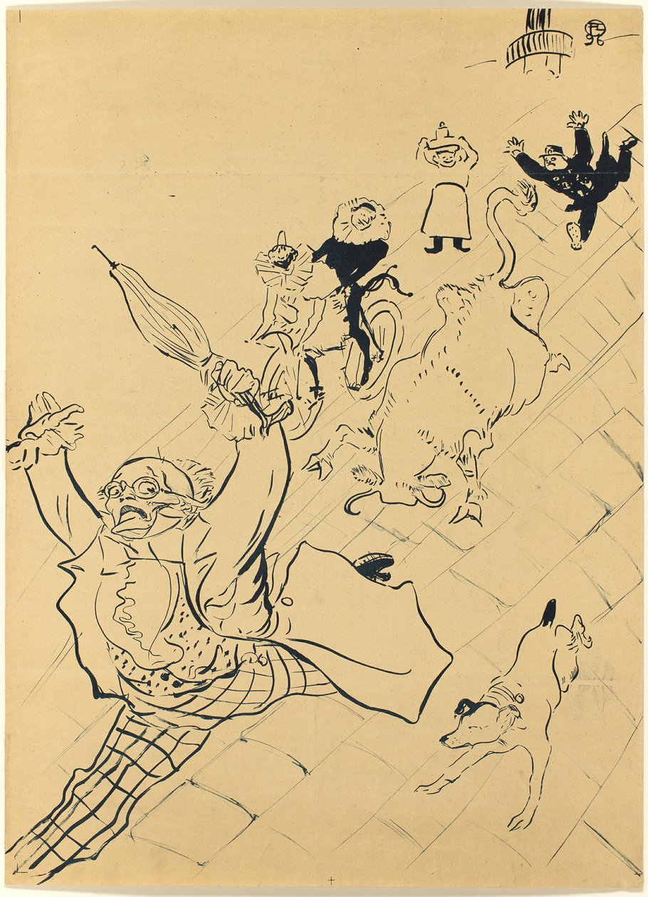 kızgın inek by Henri de Toulouse Lautrec