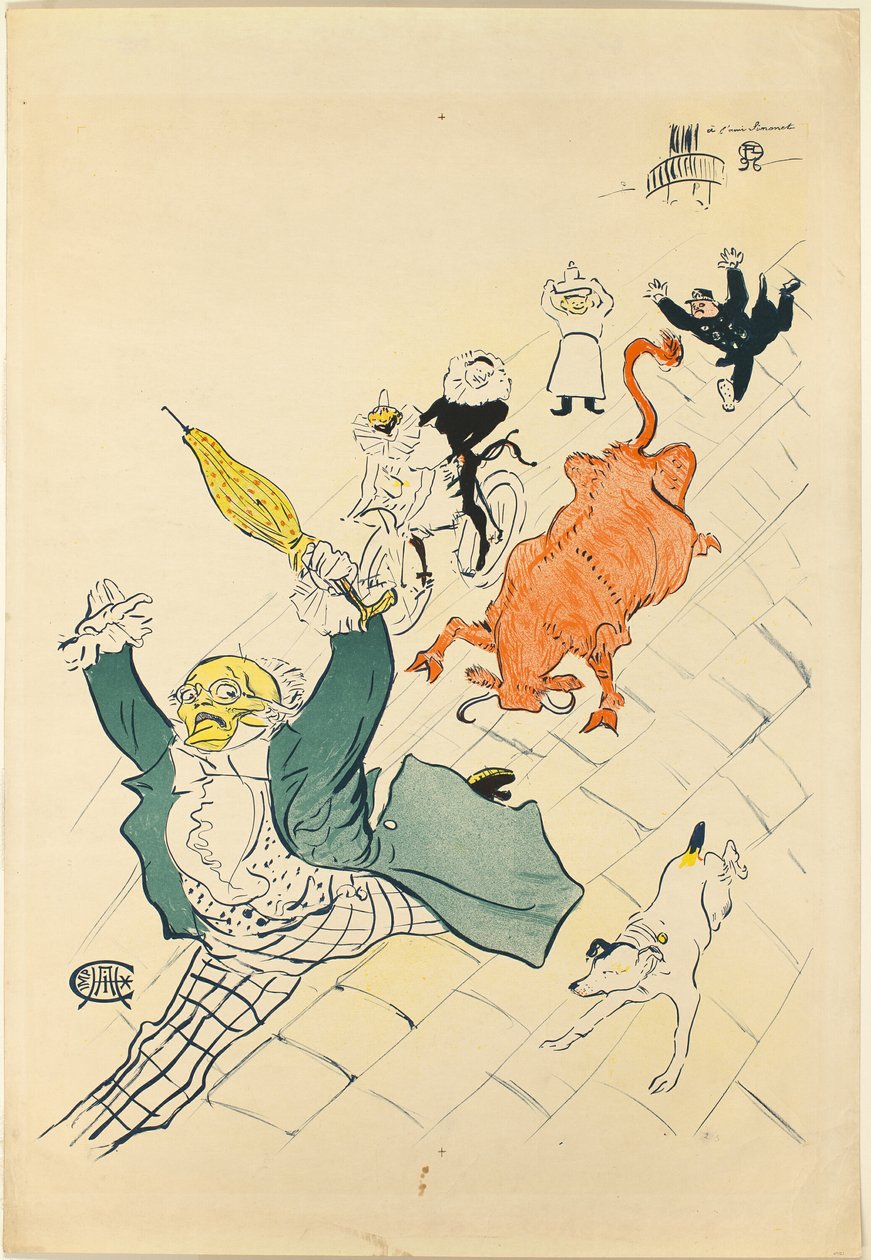 kızgın inek by Henri de Toulouse Lautrec