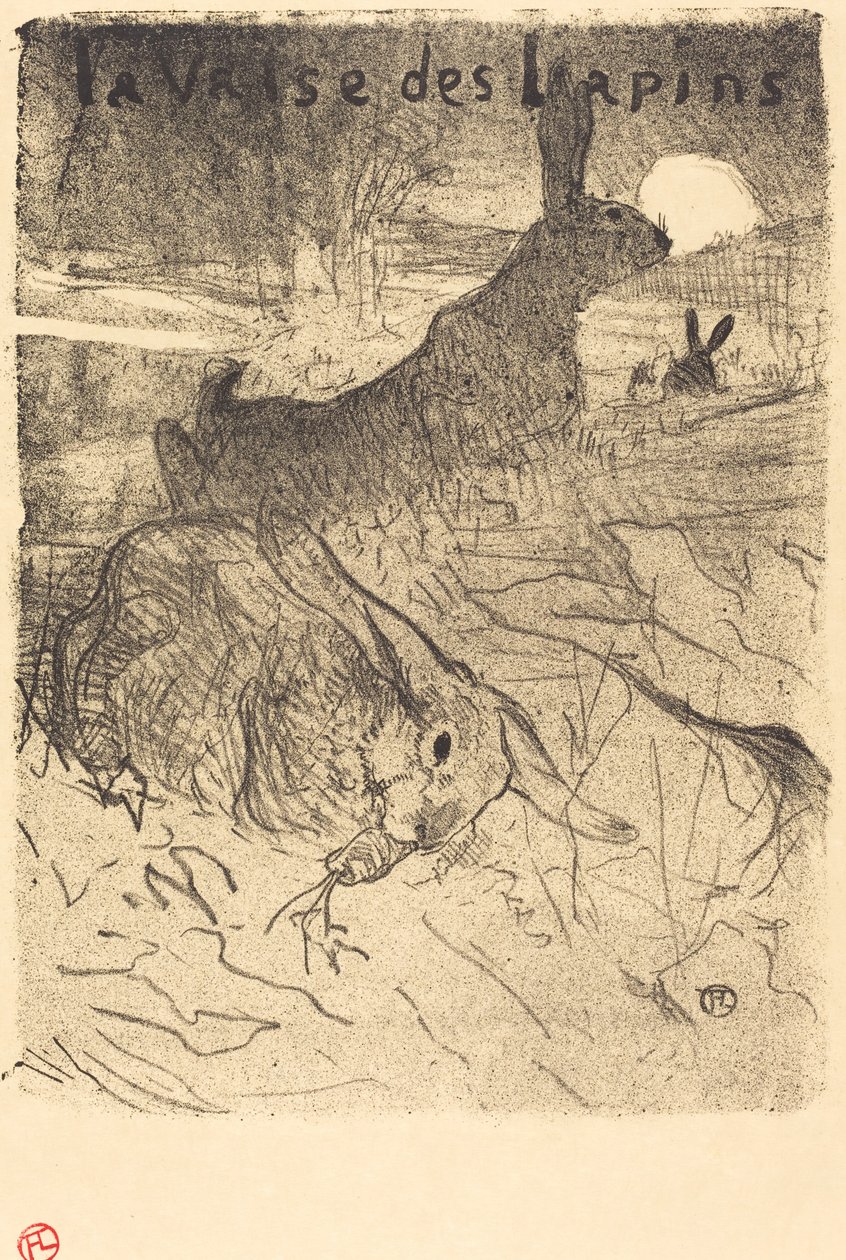 Tavşanların Valsi by Henri de Toulouse Lautrec