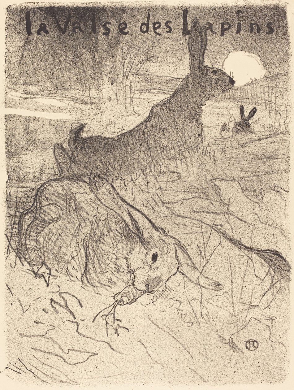 Tavşanların Valsi by Henri de Toulouse Lautrec