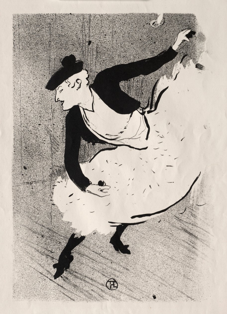 Kafe-konser: Edmée Lescot, 1893. by Henri de Toulouse Lautrec
