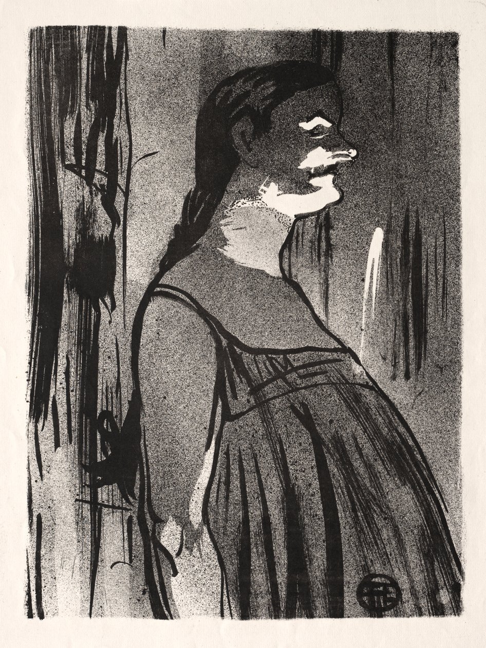 Kafe-konser: Abdala Hanım by Henri de Toulouse Lautrec