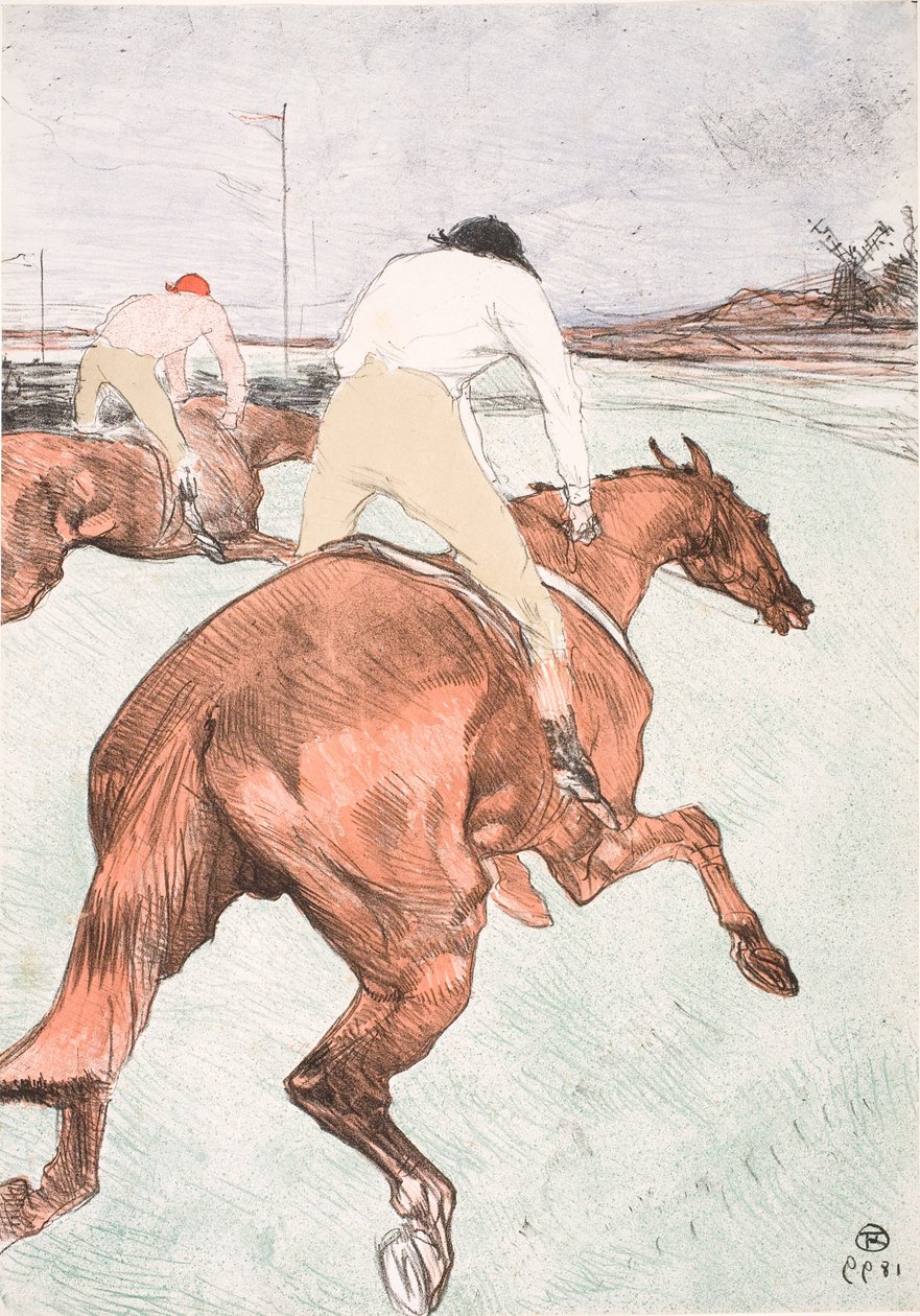jokey by Henri de Toulouse Lautrec