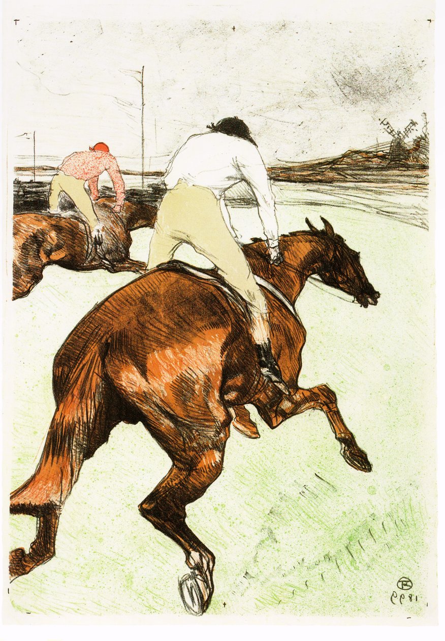 Jokey, 1899 by Henri de Toulouse Lautrec