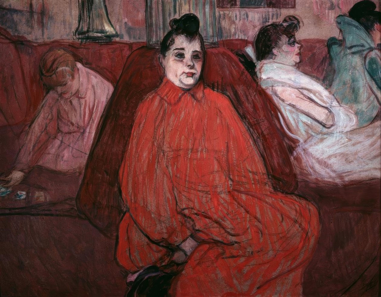 kanepe (kanepe) by Henri de Toulouse Lautrec