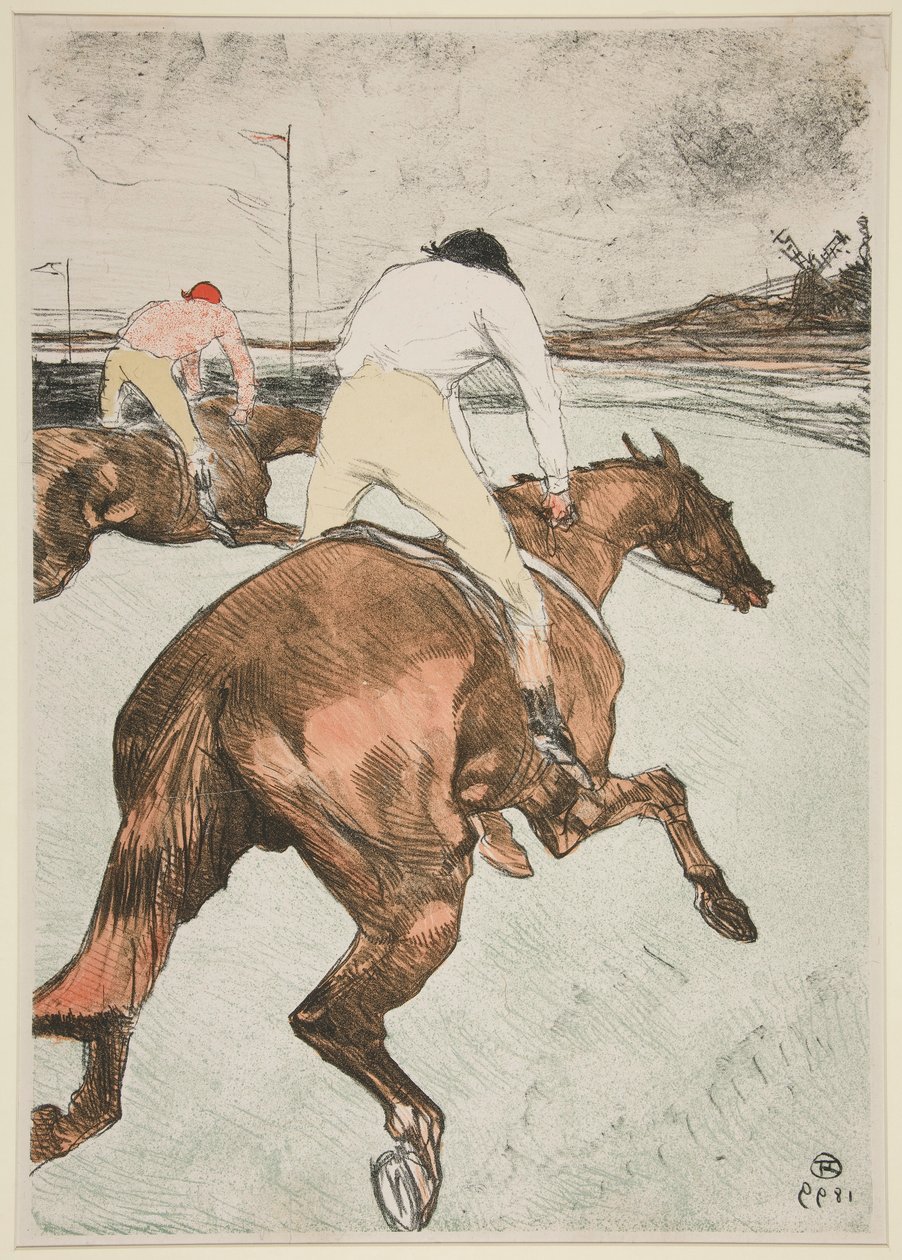 jokey by Henri de Toulouse Lautrec