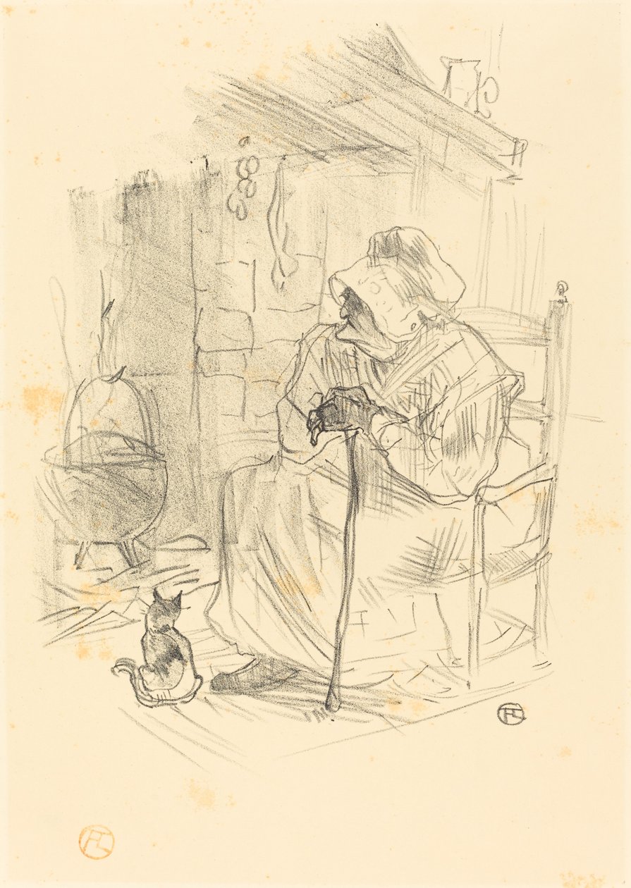 Gizli, 1895. by Henri de Toulouse Lautrec