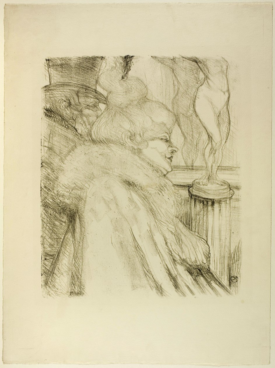 Tiyatrodan Ayrılmak by Henri de Toulouse Lautrec