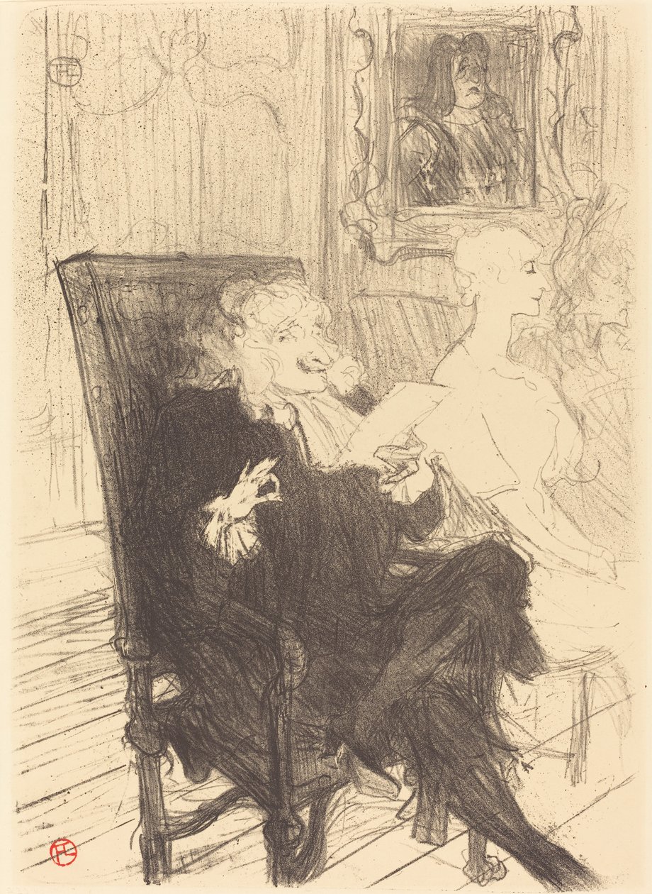 "Les femmes savantes" da Leloir ve Moreno ("Les femmes savantes" da Leloir ve Moreno) by Henri de Toulouse Lautrec